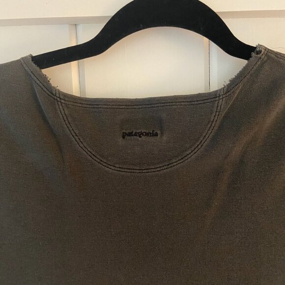 Patagonia Organic Cotton T Shirt Dress Dark Gray Size Small - Picture 6 of 8